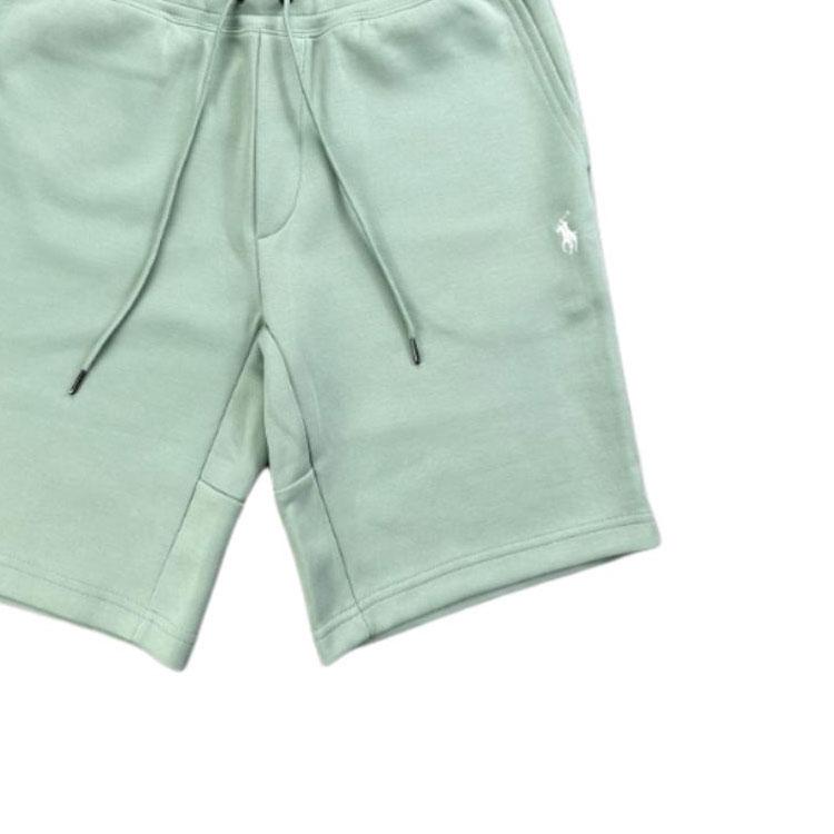 Polo Ralph Lauren Solid Color Small Pony Embroidered Lace-Up Straight Casual Shorts Men Shorts Mint-Green 710883336-028