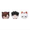 4Pcs/1Set 5CM Anime Dandadan Figure Takakura Ken Ayase Momo Nap Cat  Turbo Granny Party Position Desktop Ornaments Doll Toys
