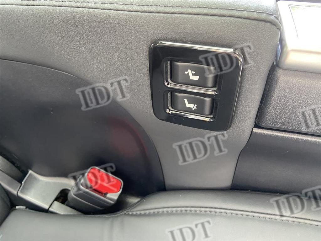 IDT 30 Series Alphard Vellfire Piano Black Power Seat Switch Cover 2nd Row Passenger