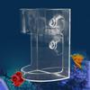 Fish Tank Feeder Dish Clear Fish Tank Shrimp Feeder Dish Suction Cup Design Strong Adsorption Large-Capacity Fish Feeders