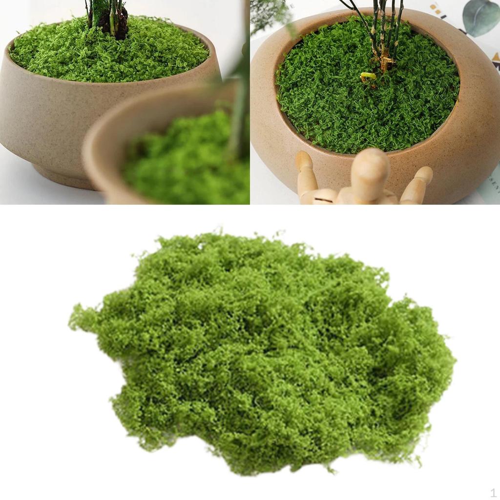 Potted Plant, Crafts, Lightweight Tank Decoration, DIY Artificial Block, Realistic Green Plants for