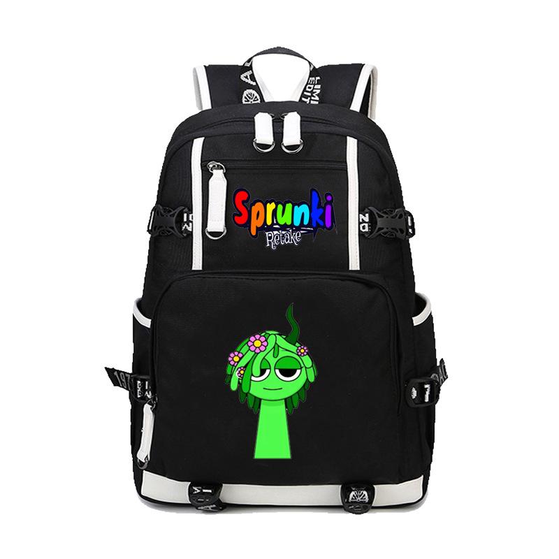 Sprunki Rhythmusbox Spiel Thema Schulrucksack Teenager Schüler Tasche Große Kapazität