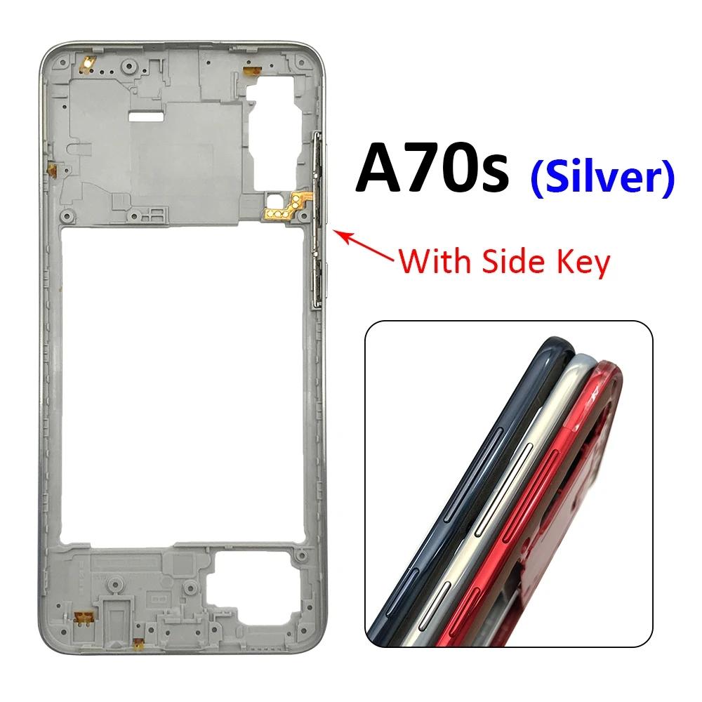 New Middle Frame For Samsung A20S A30S A50S A70S Middle Frame Bezel Middle Plate Housing Replacement A207 A307F A507F A707F