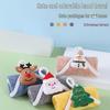 Cartoon Coral Fleece Hanging Hand Towel - Absorbent Christmas Gift for Kitchen & Bathroom