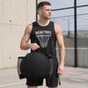 Round Sports Ball Carrier Double Mesh Pockets Ball Storage Bag Basketball Bag  Outdoor Sports