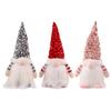  Christmas Faceless Gnome Sequins Doll with LED Light Christmas Decoration Scandinavian Tomtes Farmhouse Kitchen Tiered