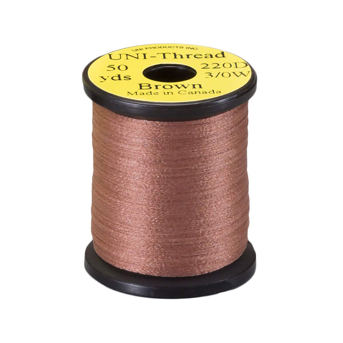 

TIEMCO UNI Thread Fly Tying 50 Brown 3/0 Line, Yards,