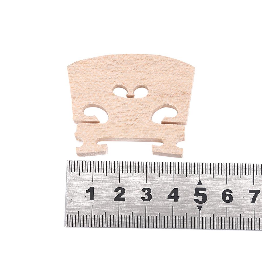 5Pcs Maple Wood Violin Bridges Parts Instrument Fitting Accessory for 4 4 Size Violin