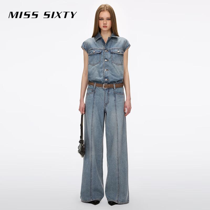 MISS SIXTY Women's 2026 Spring Lyocell Denim Jumpsuit