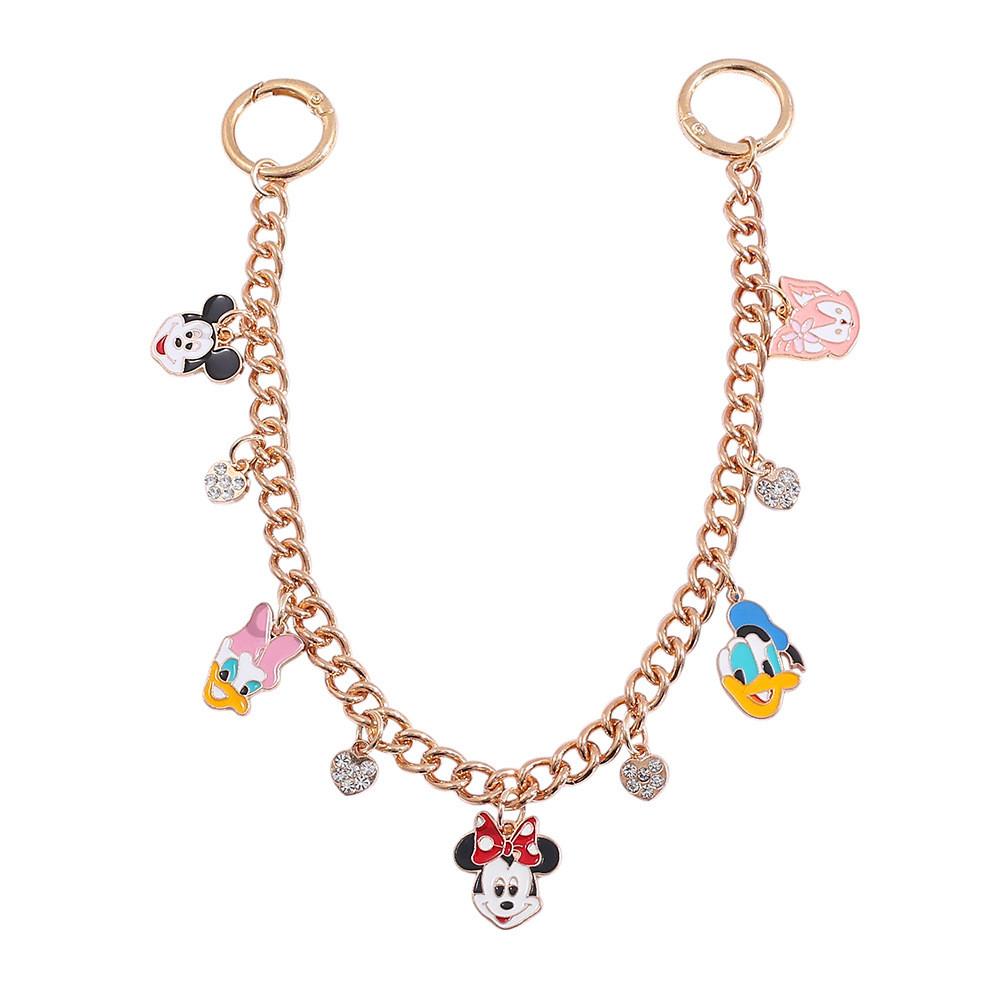 Mickey Maus Handtaschen-Kette mit Zinklegierungs-Anhänger für Damen und Herren Reise-Geschenk