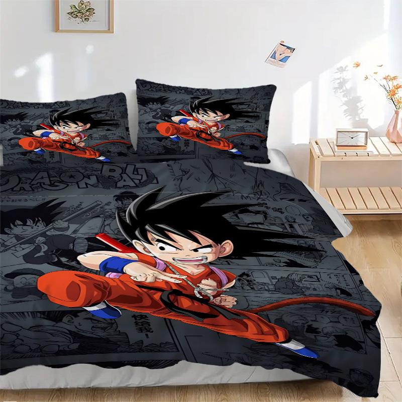 

3 шт. Комплект постельного белья Dragon Ball: Идеально подойдет для спальни или гостевой комнаты.. Мягкий и удобный, без стержня yy251009243 135x200cm