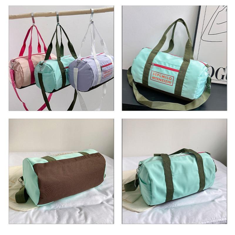Sports Fitness Bag Short Leisure Travel Bag Girls Crossbody Shoulder Bag Tote Handbag
