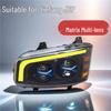 Super Bright Three-Lens LED Headlight Assembly for Jiefang J6P Navigator Truck, 500 HP Edition