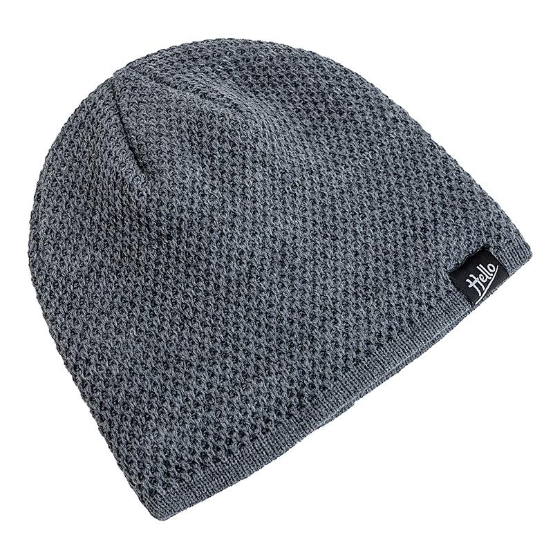 New Style Unisex Winter Hats Plush Fur Lined Beanies Hats For Men Woman Hello Letter Warm Cap Casual Winter Ski Knitted Hats