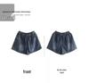 Summer Sale: Women's Loose Fit Elastic High Waist Wide Leg Denim Shorts, Plus Size, Retro Style.