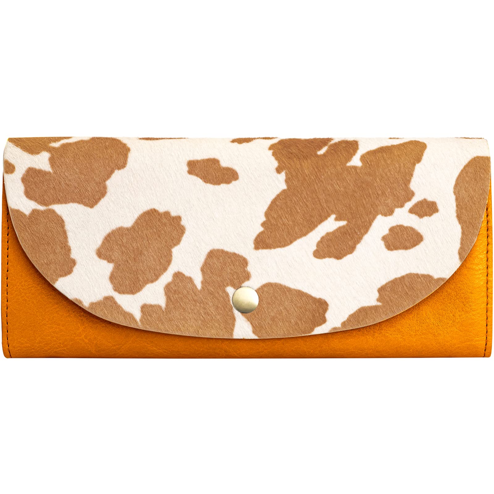 

Flap Long Large Pony Italian Genuine Brown [RafiCaro] Women s Wallet, Bi-fold Wallet, Capacity, & Leather, Leather, Thin,