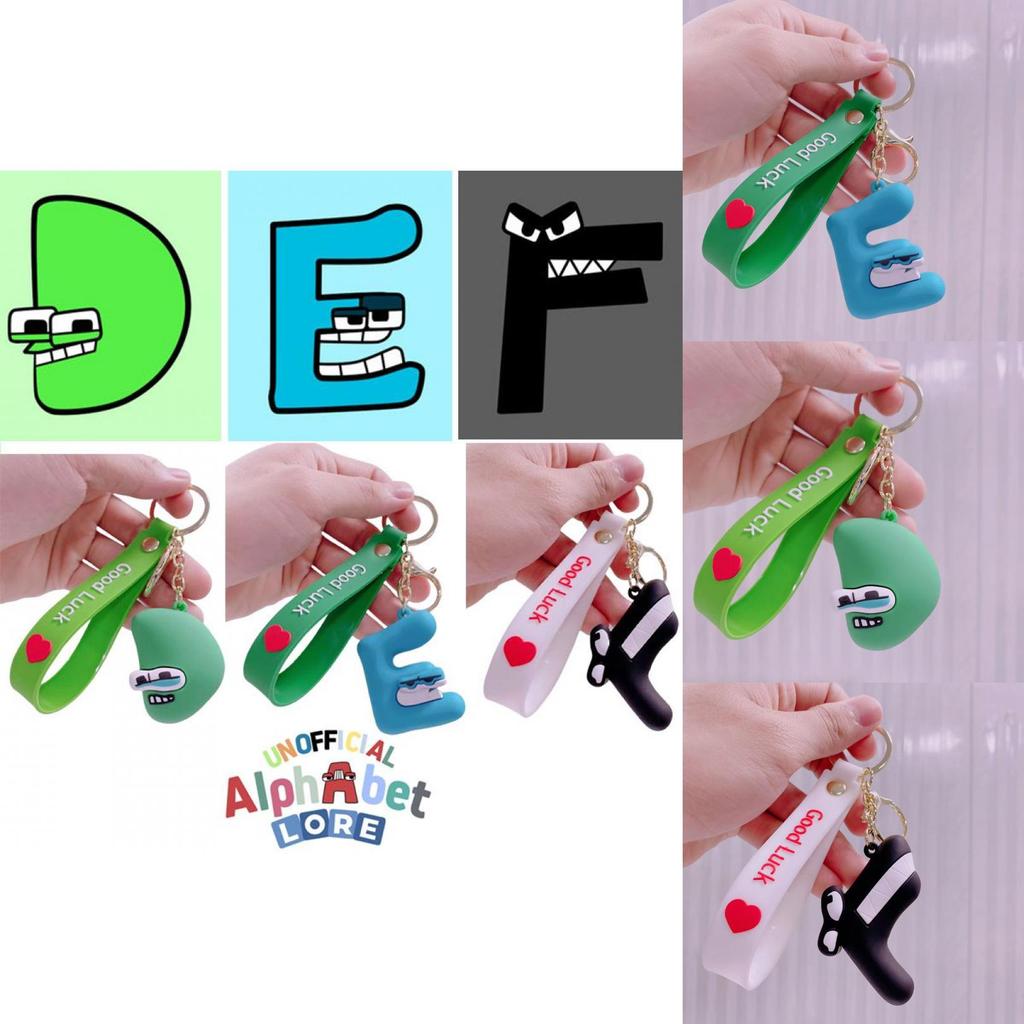 Alphabet Lore Keychain Kids Xmas Gifts Bag Pendant Doll