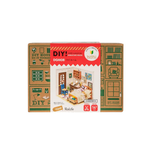 Tsukurundesu? DIY Miniature House Dollhouse DGM Series (My Room) with Japanese Instructions
