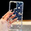 Applicable to Samsung S26Ultra pearl pony mobile phone case S24FE flash diamond S25 all-inclusive anti-drop DIY protective case