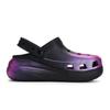 Crocs Classic clog 811 made Brilliant fireworks special shoe box stepping on feeling hole shoes for men and women black purple pink