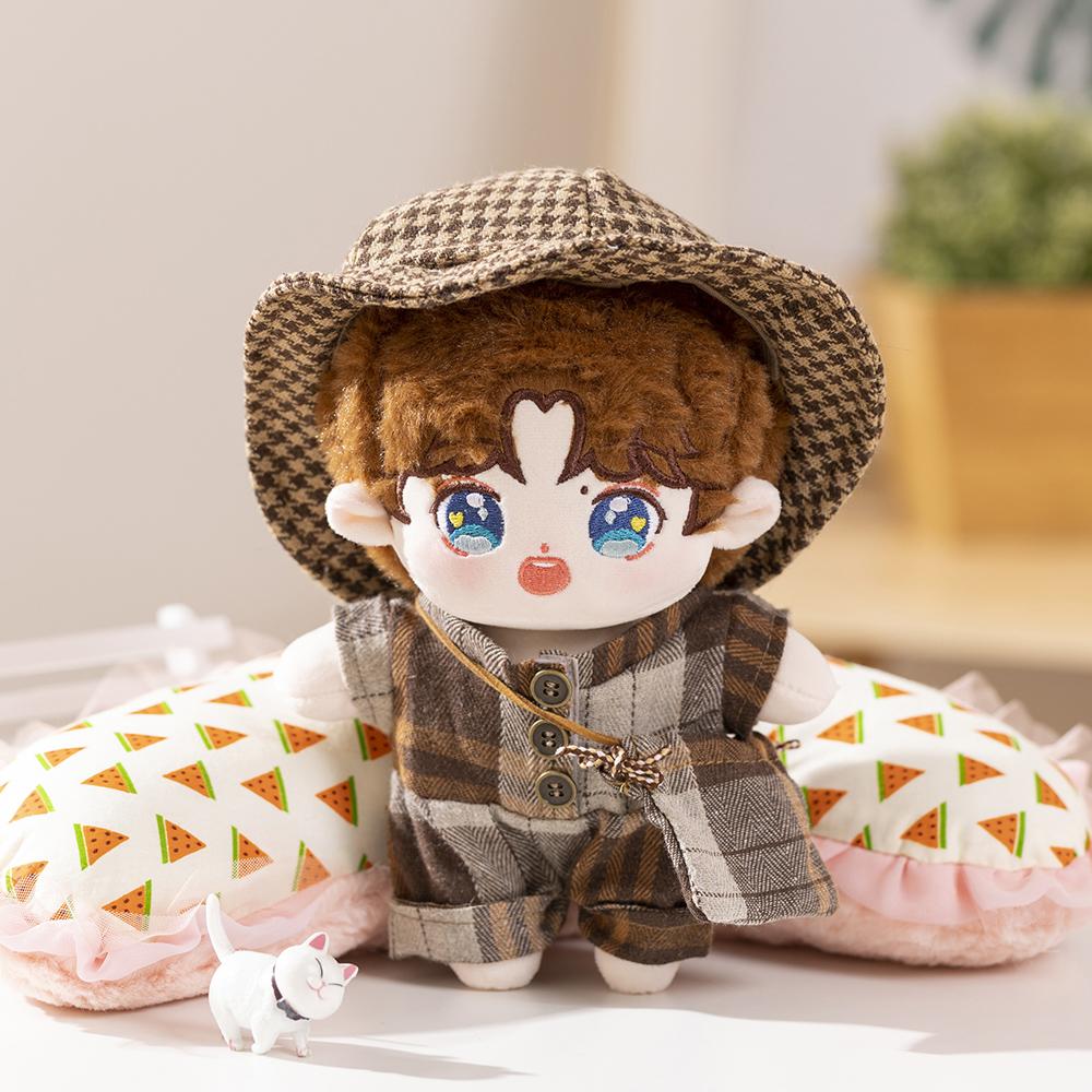 14 Styles Cute Plush Cotton Doll Stuffed Super Star Figure Idol Yibo Dolls Can Change Clothes Birthday Gift for Girls/Girlfriend
