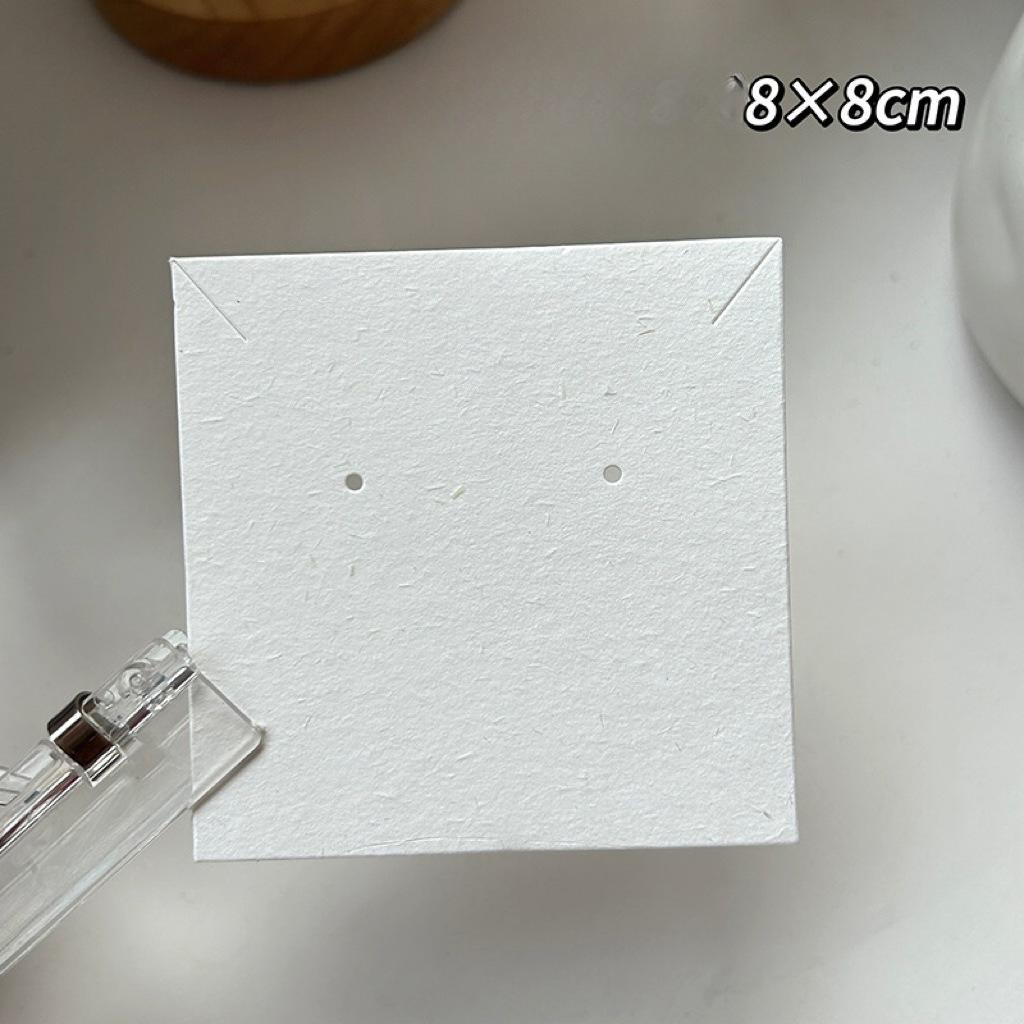 Fashionable and Minimalist Accessory Cardstock Earrings and Necklaces Display Card Hairbands Hair Clips Packaging Paper Cards Jewelry Back Cardboard