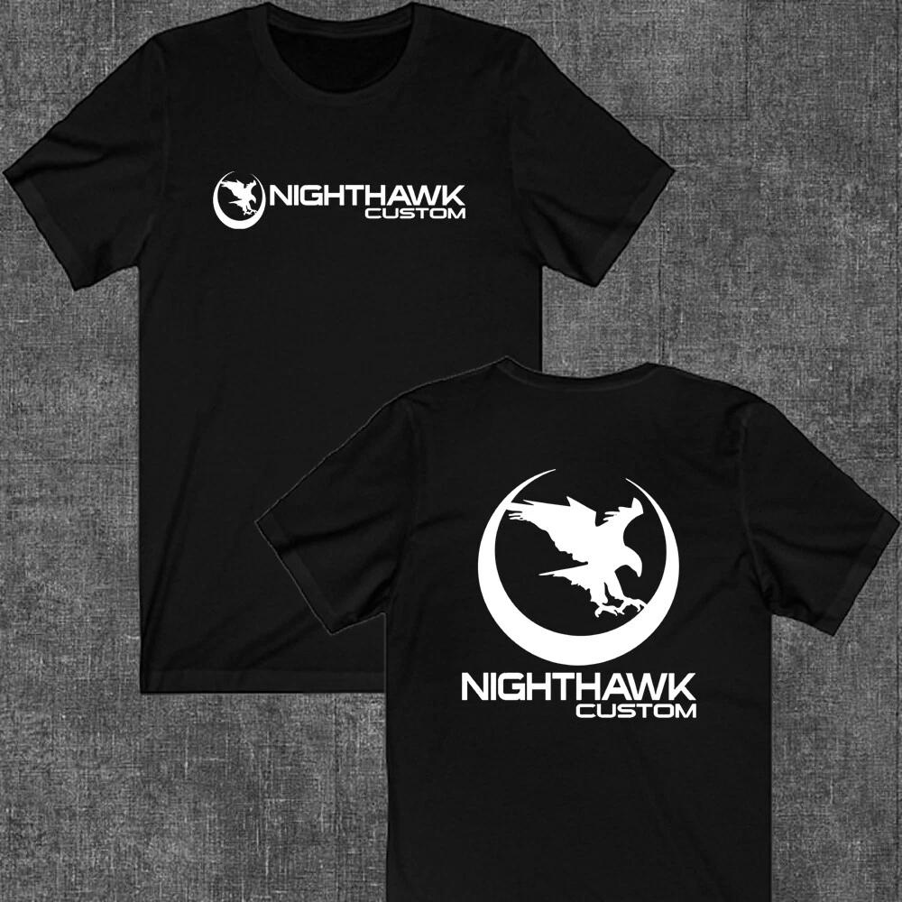 Мужская черная футболка Nighthawk Custom Firearms, унисекс L