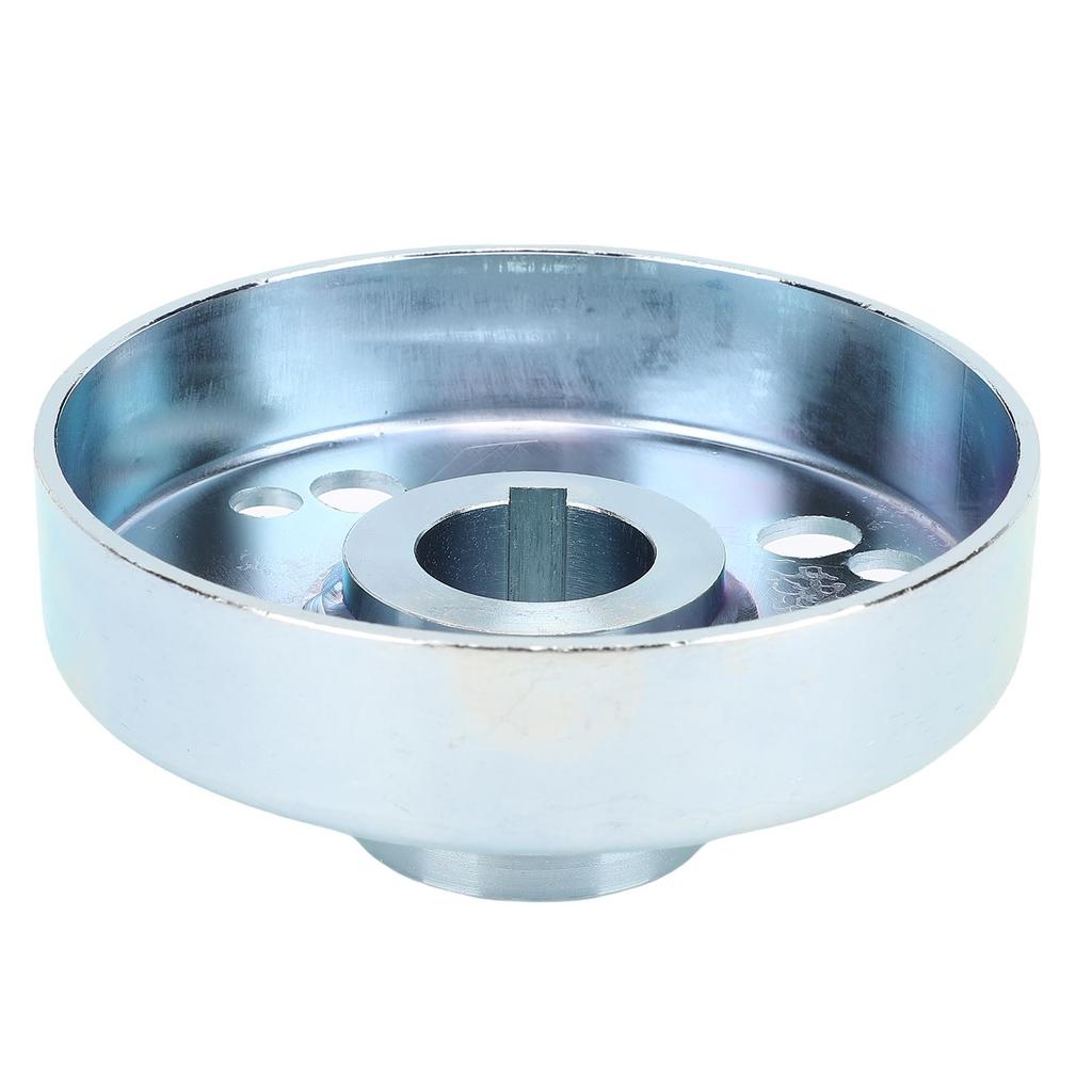 4in Brake Drum with 1 Inch Bore Live Axle 14in Keyway Steel Alloy Brake Drum Hub for Go Karts Mini