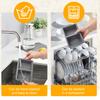 Square Ice Cube Tray with Lid 2-Cavity Food-Grade Silicone Easy-Release Mold for Whiskey Cocktails Leak-Proof Stackable Ice Cube Maker