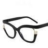 Computer Eyewear Cat Eye Rainbow Women Sunglasses Luxury Vintage Summer Glasses Fashion Trendy Anti-Blue Light Spectacles Selfie