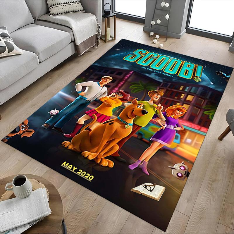 1PC Scooby-Doo May 2020 Extra Large Non-Slip Floor Carpet, Office, Family, Bedroom, Studio - Large Area Rug Indoor Rugs1165A