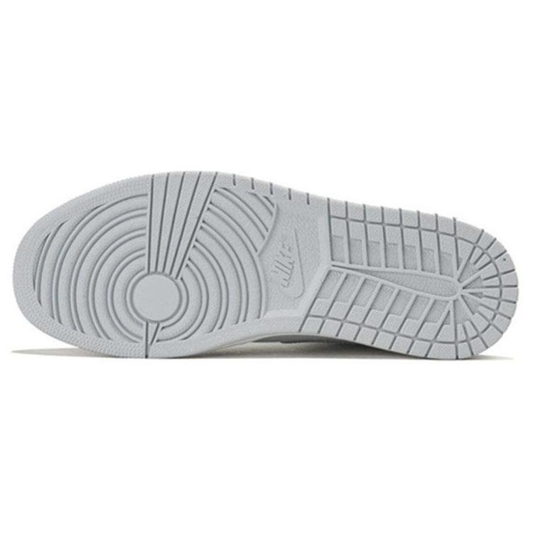 Jordan 1 Mid Czysty Platynowy Metaliczny Srebrny 554724-032