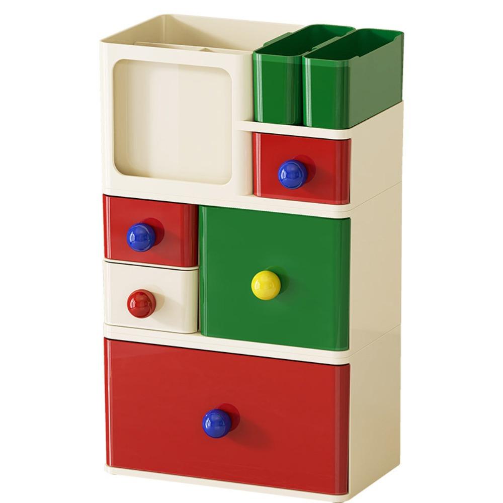 

Stackable Dopamine Desktop Drawer Storage Dust-proof Stationery Storage Rack