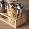 KKC Coffee Bean Storage Container, Airtight Canister, for Brown Sugar, Coffee Beans, Salt, Sugar, Flour, Potato Starch, and Tea Leaves, with Glass Mea