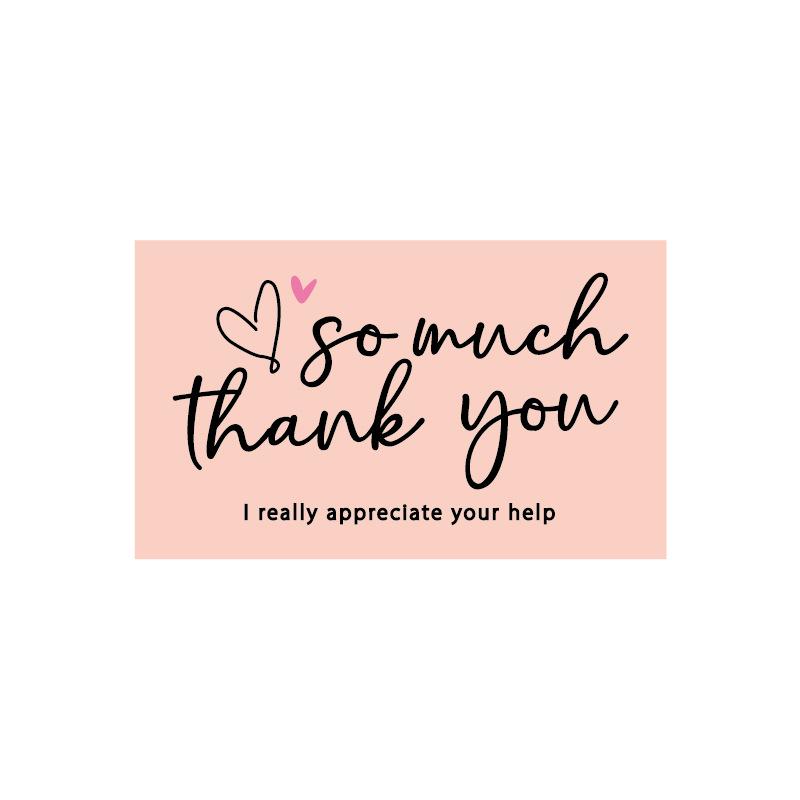 Simple Laser-Engraved Thank You Cards - 30 Pack