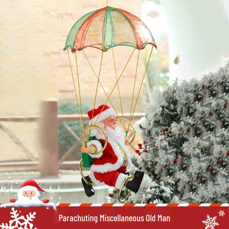 Santa Claus Climbing Rope Toy – Surprise Christmas Party Favor for Kids