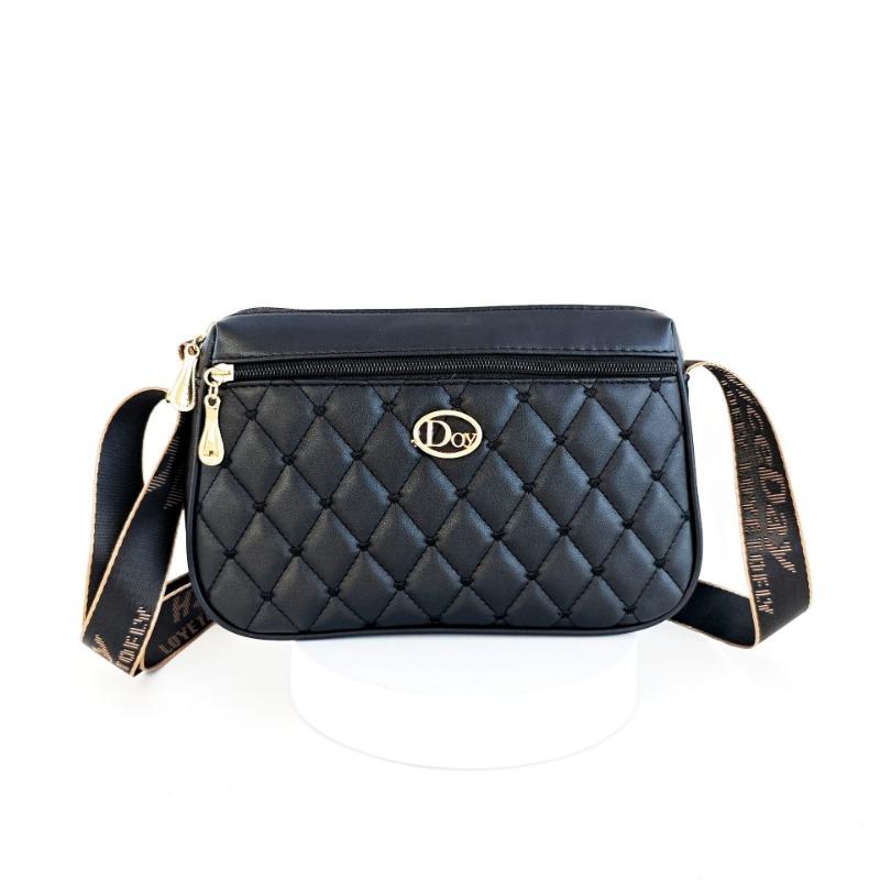 

New messenger bag women s middle and mother bag multi-layer zipper large capacity bag trendy embroidery thread women s bag