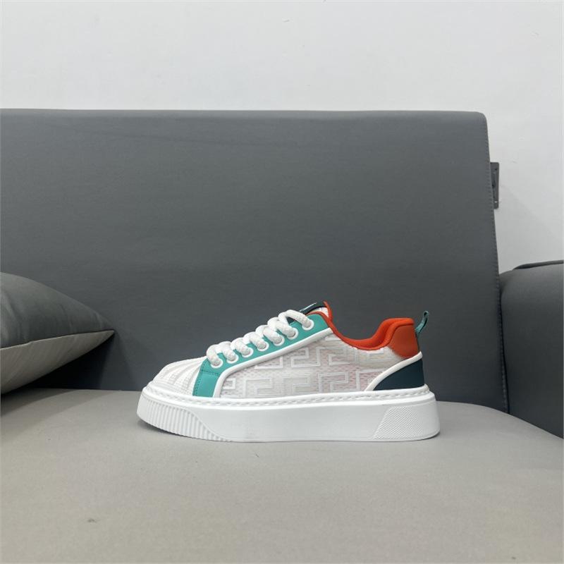 New thick-soled color matching trendy shell head casual board shoes casual shoes ok
