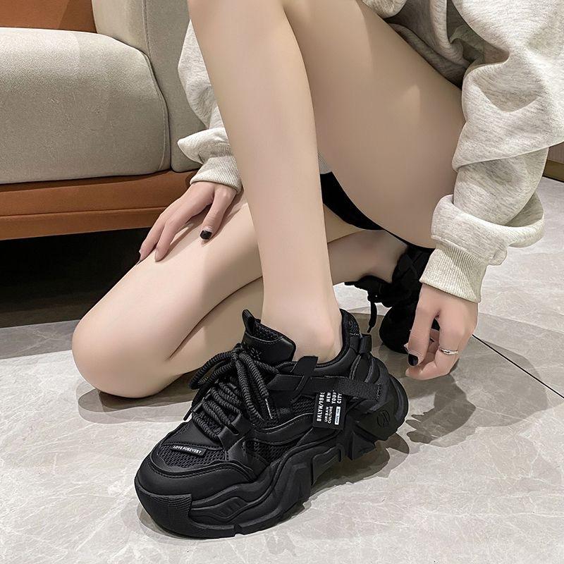 2026 Frühling Neue Beliebte Sneaker Dicke Sohle Höhensteigernd Leichte Sport- und Freizeitschuhe für Damen