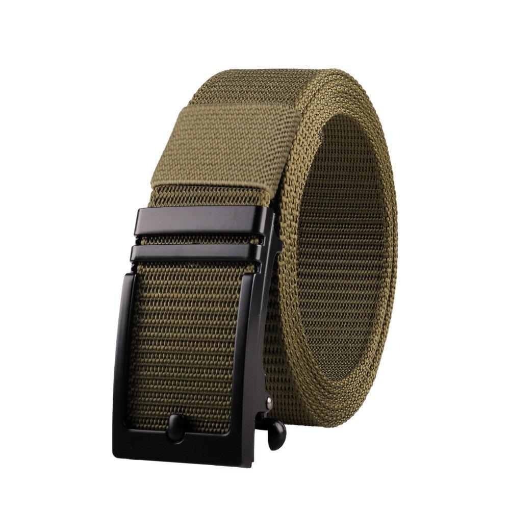 Toothless Alloy Buckle Canvas Belt Outdoor Training Tactical Belt Men'S Overalls Belt