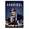 Hannibal Horrorfilm Metallposter Blechschild xcm Platte