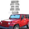 Windshield Sunshade Side Window Sunscreen For Jeep Wrangler JK 07-18 Accessories