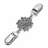 Luxe Retro Cardigan Collar Clip Brooch for Women