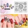 kads Flower 034 Bouquet Beauty Patterns Nail Art Stamping Plates Nail Tools Nail Art Design Stamp Templates DIY Plate