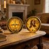 Christliches Segensmünze,Christliche Jesu Herausforderungsmünze Kreuze Gedenkmünze,Sammlerstück Religiöses Geschenk Unisex