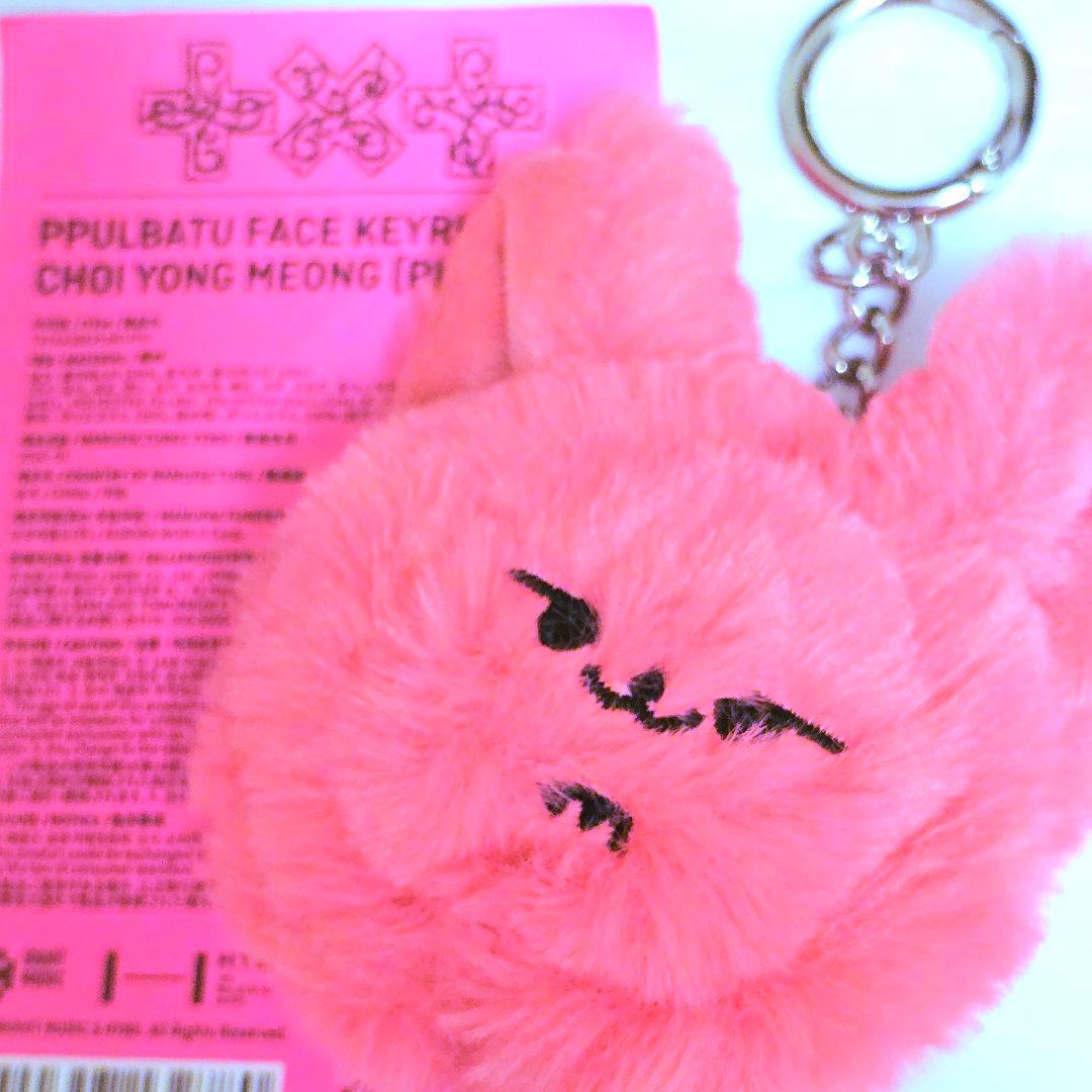 [USED] Okao s carefully selected pink fan-chun ~ Purbatu face keyring