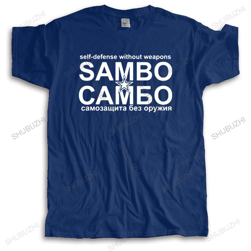 Hot Sell New T-Shirts Men Summer O-Neck Tops Sambo Cambo Russian martials arts black graphic new t shirt wholesale