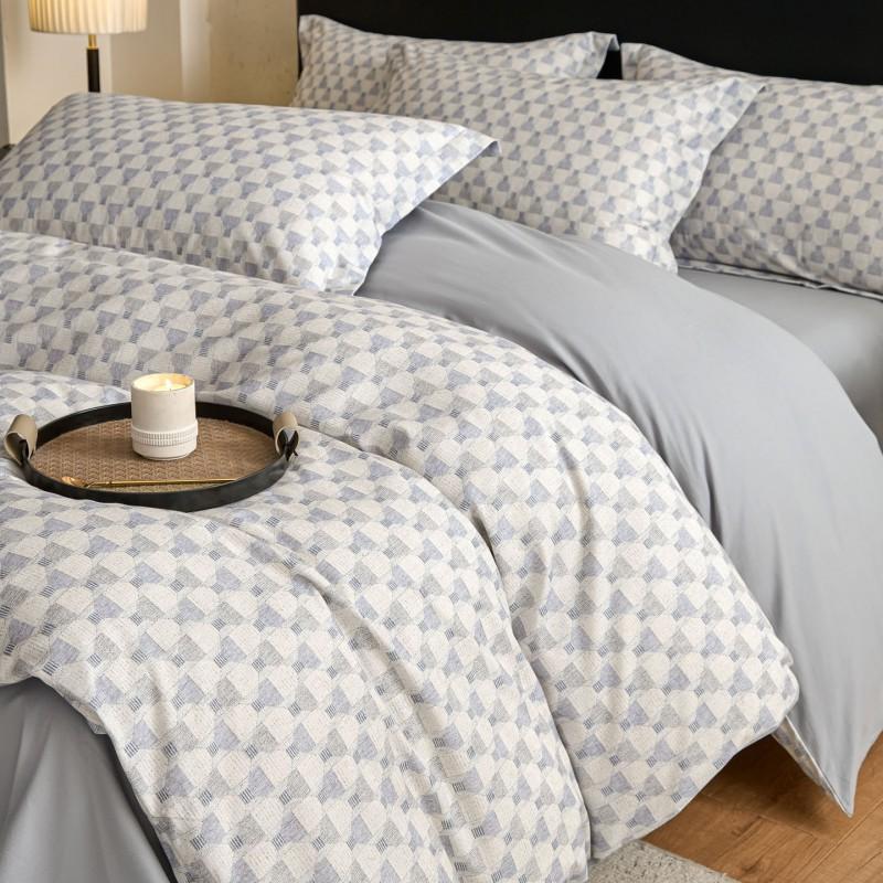 100% Cotton Flannel Bedding Set Soft Breathable All Season Luxury Home Bedroom Linens