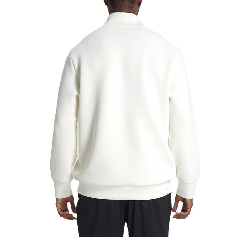 Men's Winter Half-Zip Quick-Dry Basketball Training Jacket, Fitness & Running Long Sleeve Top