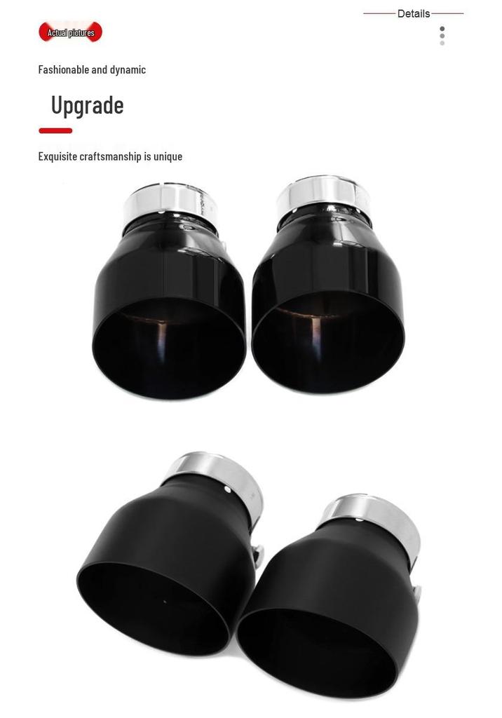 Compatible Exhaust Tailpipe for BMW M135i, M140i, M235i, M240i, M335i, M340i - 60mm